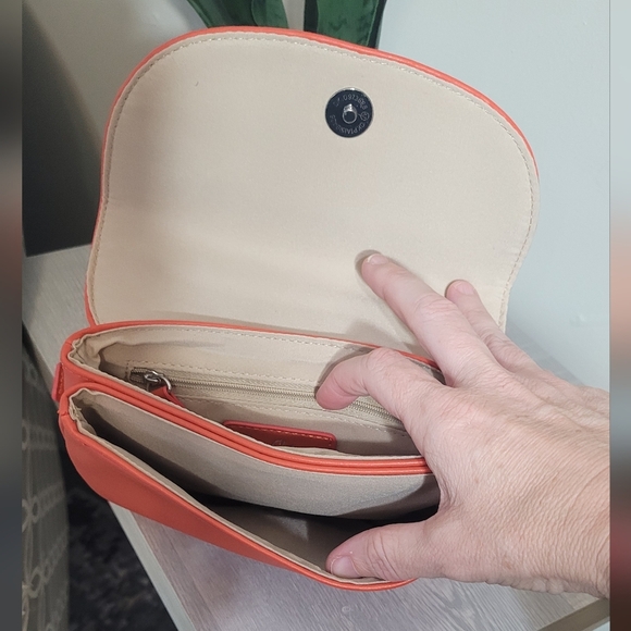 SAM EDELMAN Orange Cross Body Purse Bag - Picture 3 of 3